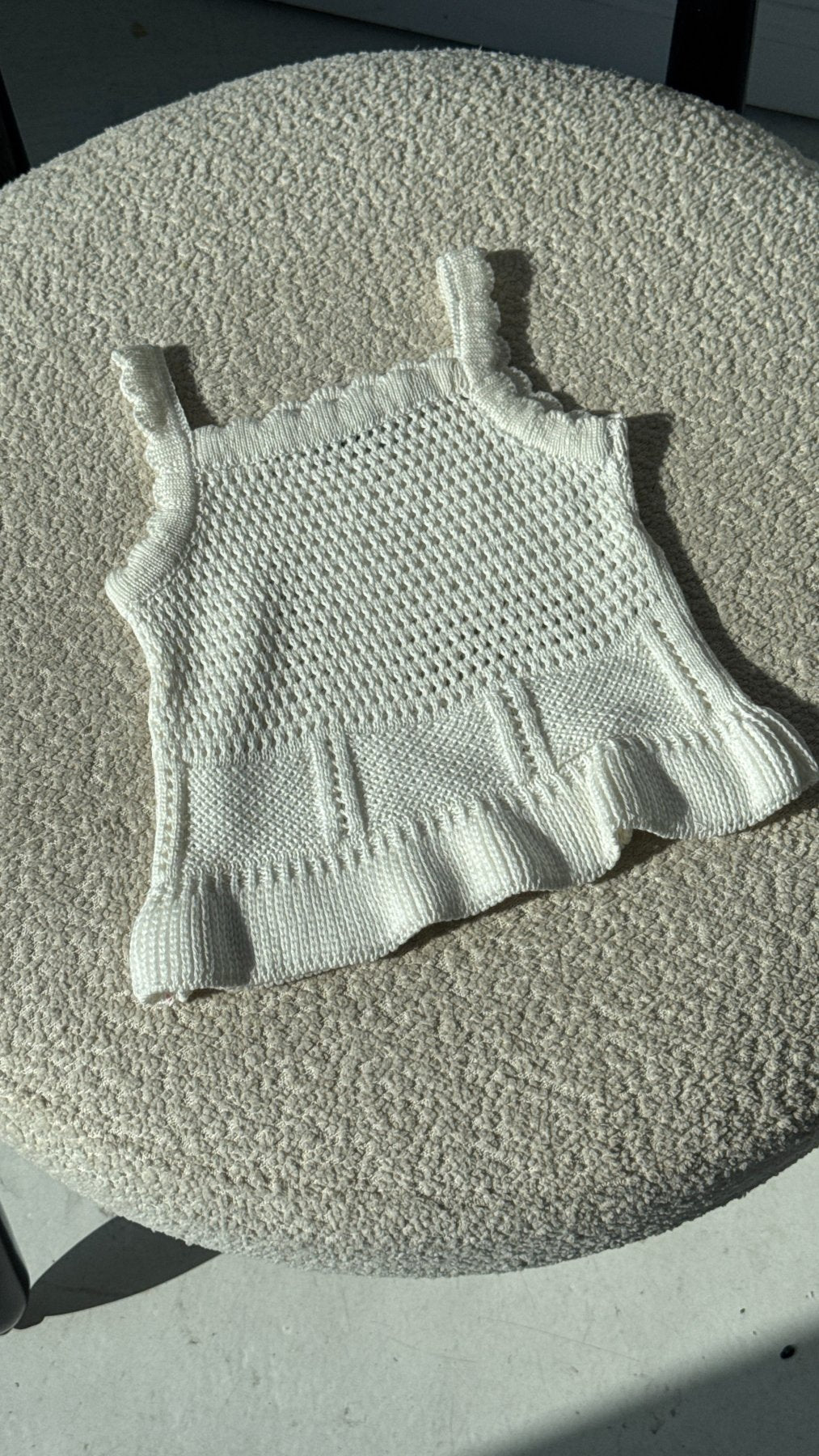 The White Knit Top