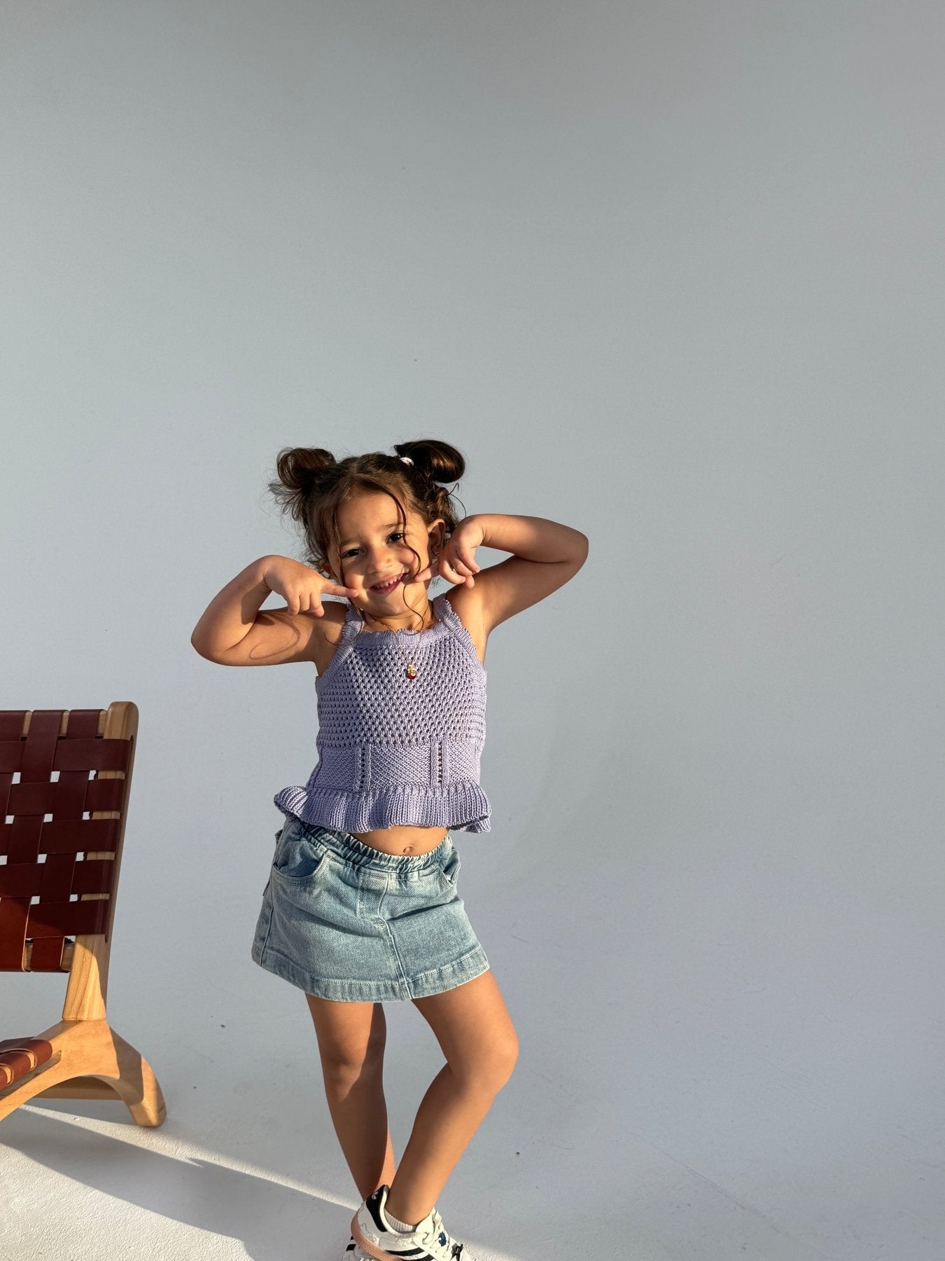 The Lavendar Knit Top